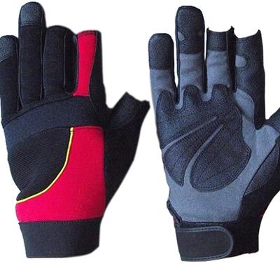 Synthetic Leather Mechanic Gloves