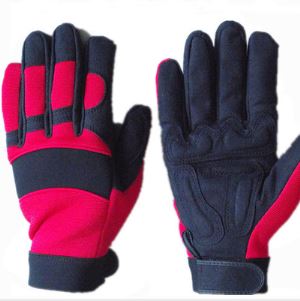 Synthetic Leather Mechanic Safety Gloves