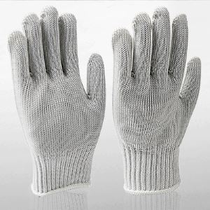 butcher gloves stainless steel Stainless Steel Wire Dyneema Anti-Cut Butcher Gloves