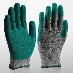 dyneema cut resistant gloves Dyneema Latex Coated High Dexterity Cut Resistant Mechanic Work Gloves