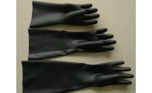 chemical resistant hand gloves Heavy Duty Chemical Rubber Gloves