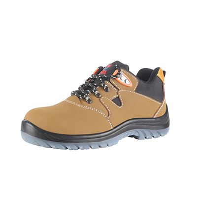 Low Cut Buffalo Leather Safety Shoes